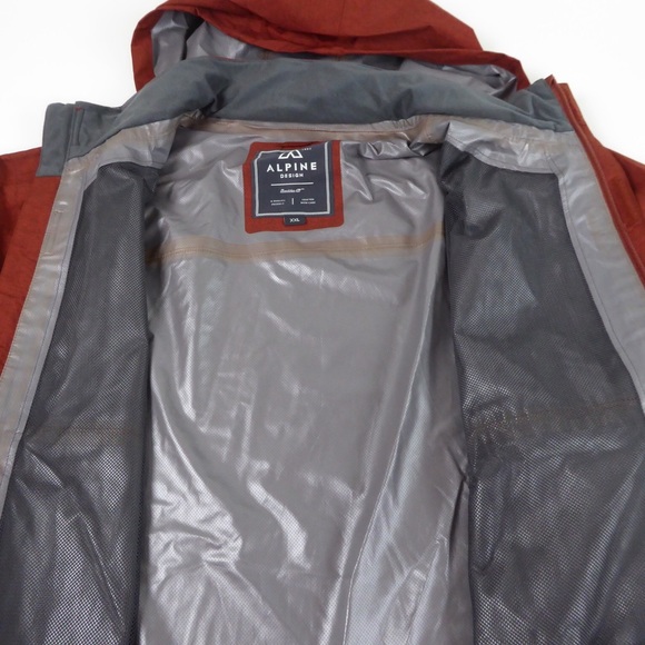 Alpine Design Men’s Altitude Hooded Lightweight Waterproof Rain Jacket NWT - Picture 10 of 12